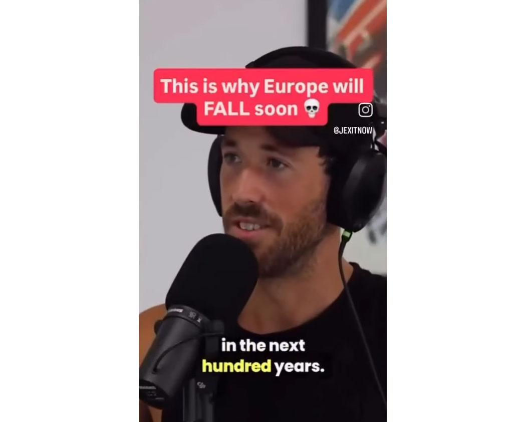 Tja, weißes, westliches Europa, war echt schön mit dir