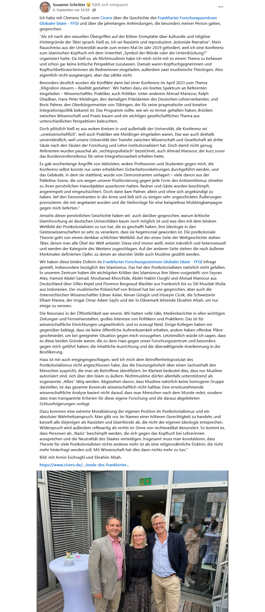 Die Naivität, mit der man auch in Deutschland an den organisierten islamischen Extremismus herangeht, ist kaum zu fassen