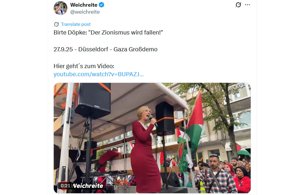 Birte Döpke: »Der Zionismus wird fallen!«