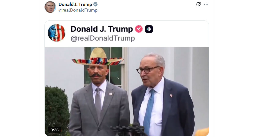 Ich beneide die Amerikaner um ihren Troll-in-Chief!