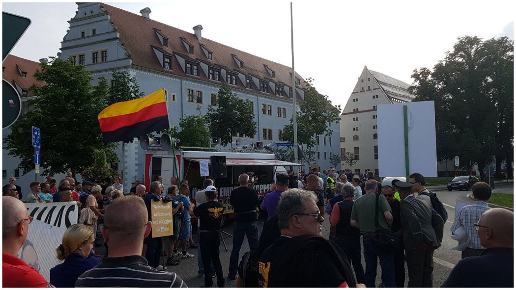Tatjana Festerling - Empfang von Maas in Zwickau