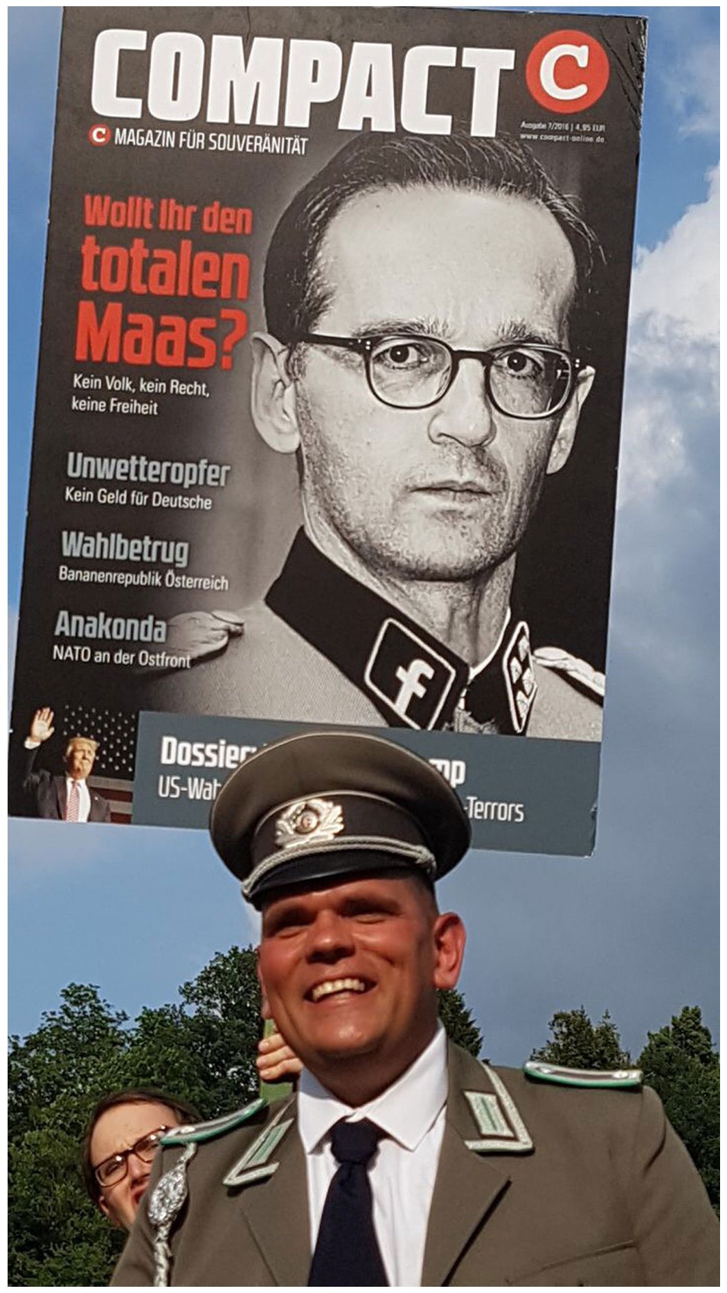 Tatjana Festerling - Empfang von Maas in Zwickau