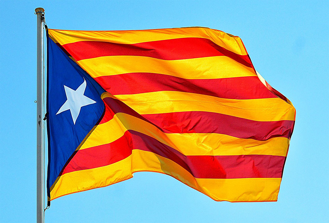 Katalonien - Unabhängigkeitslager vorn