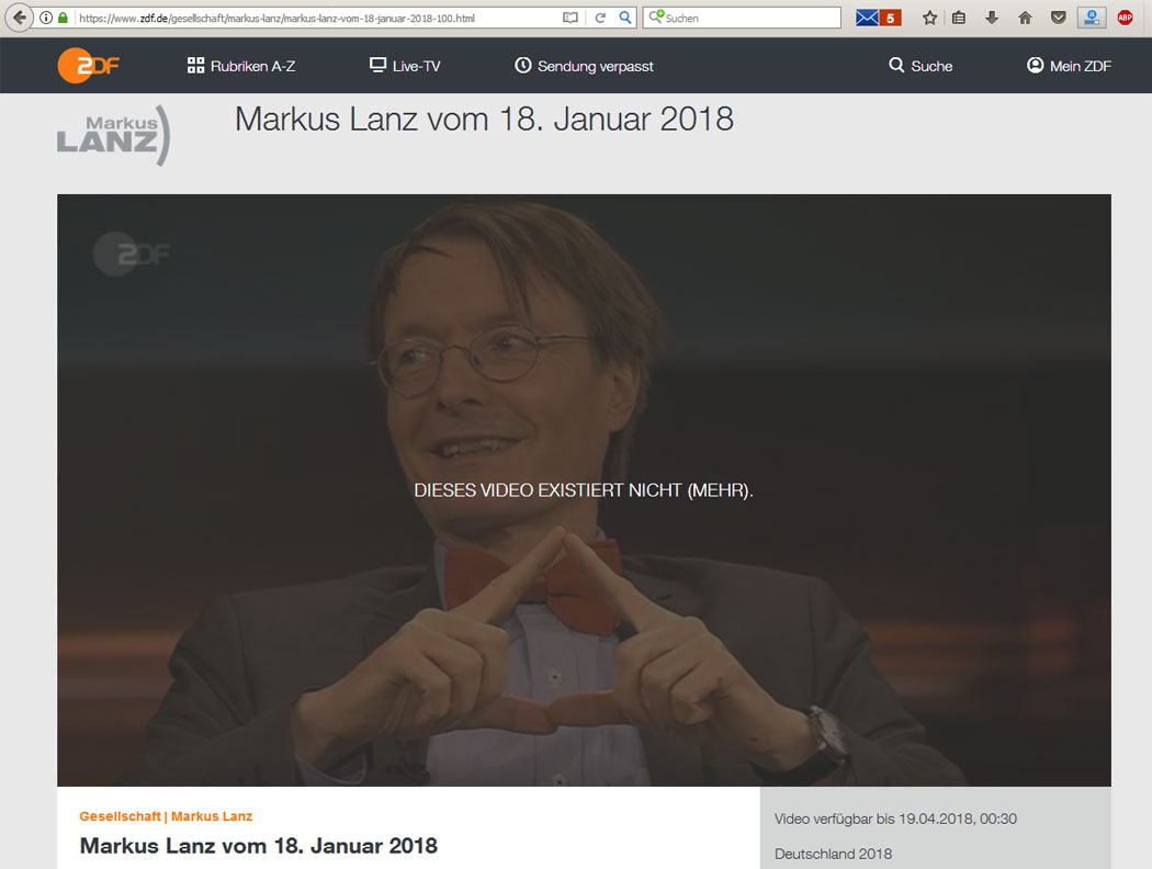 ZDF Mediathek - Aktuell