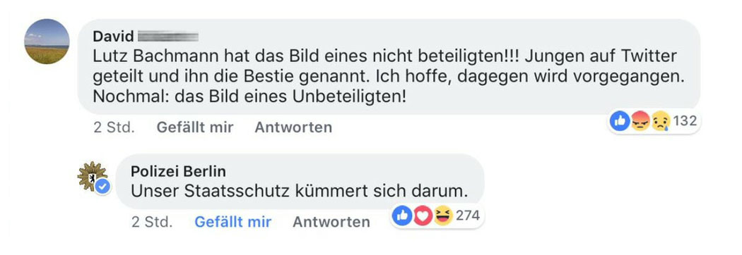 Bachmann stellt Unschuldigen an den Pranger