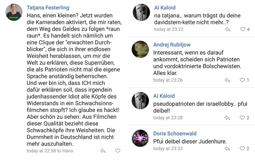 Tatjana Festerling eine Judenhure