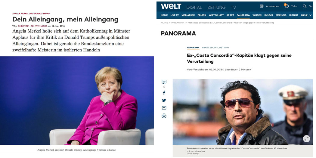 Merkel vs. Schettino