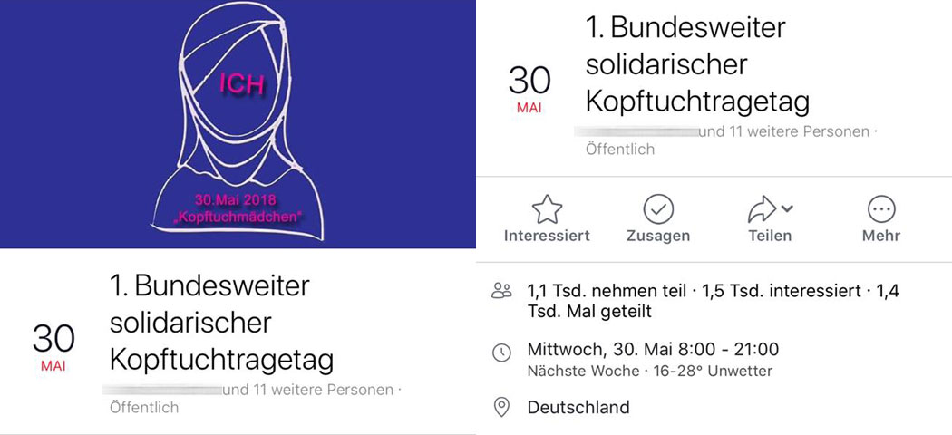 1. Bundesweiter solidarischer Kopftuchtragetag