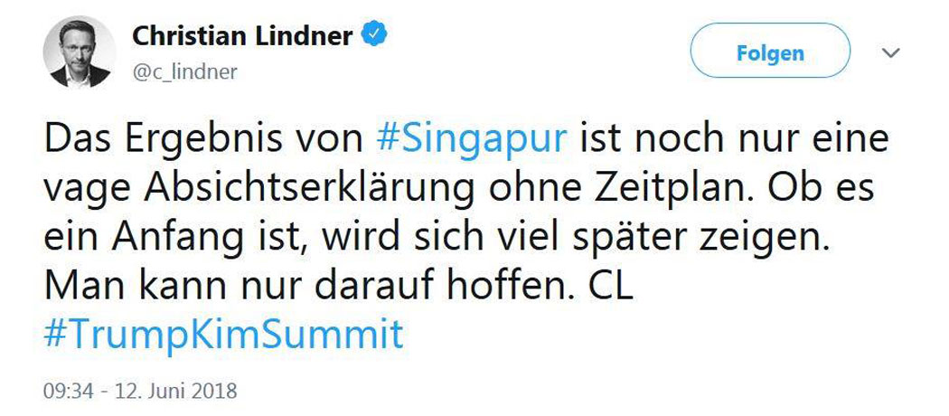 Liberallalla-Tröte!