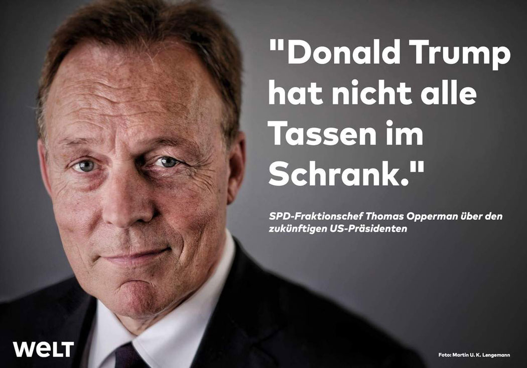 Opperman zu Trump