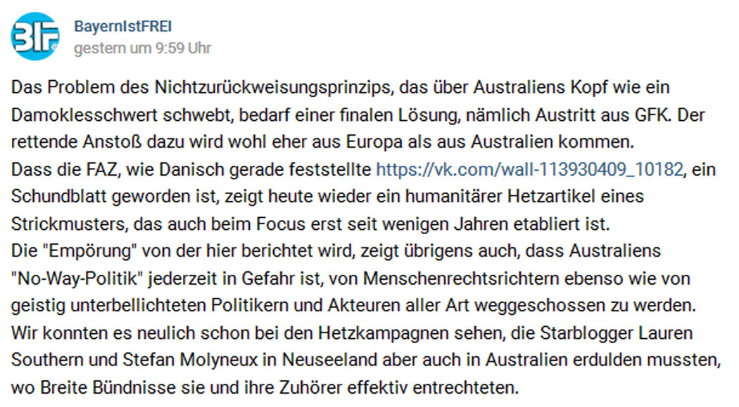 Einwanderung : Australischer Senator empört mit Forderung nach „Endlösung“