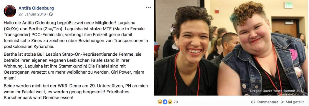Bull Lesbian Strap-On-Repräsentierende Femme