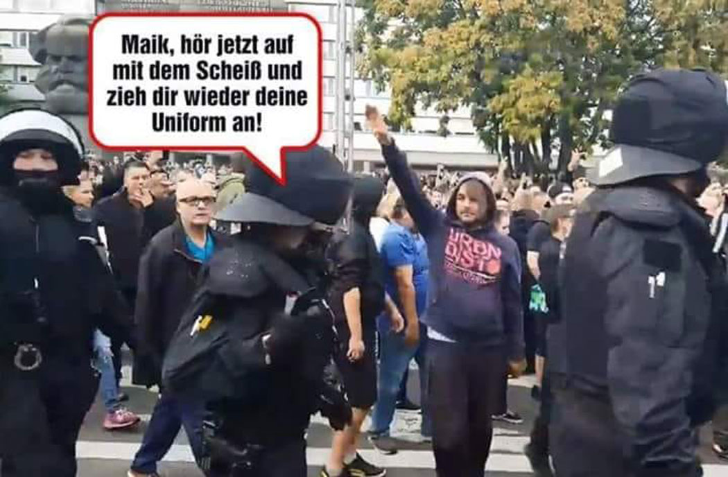 ER IST WIEDER DA! ER war in Chemnitz!
