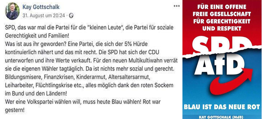 Blau ist das neue Rot