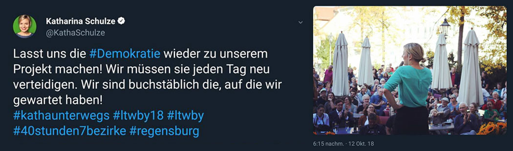 Wird Sie die InnenministerIn von Bayern?