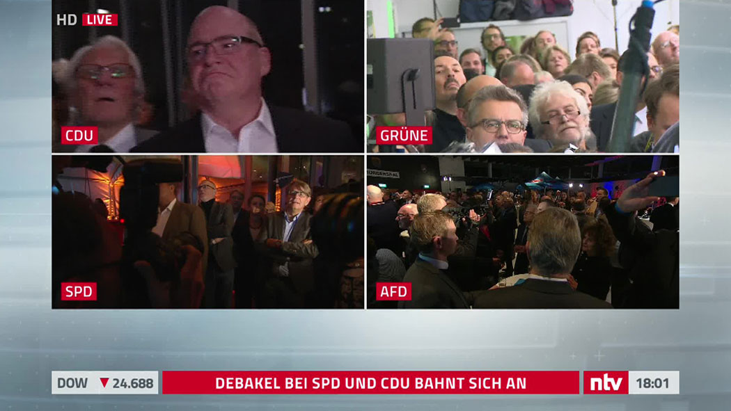 Landtagswahl in Hessen - PROGNOSE