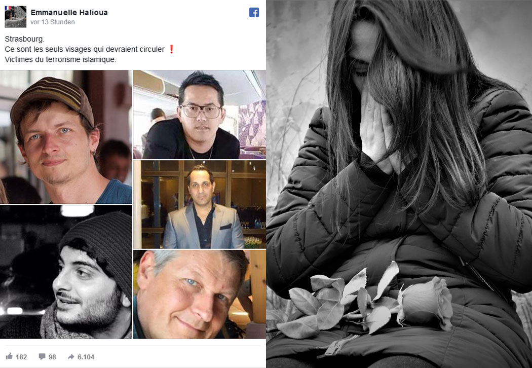 Die Toten des islamischen Terrors in Strasbourg haben Gesichter