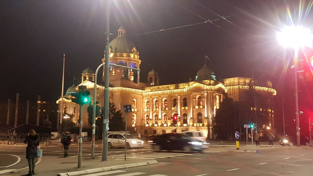 Viele Grüße aus Belgrad in Serbien