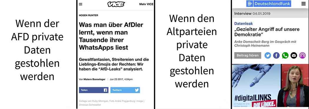 #Doppelmoral