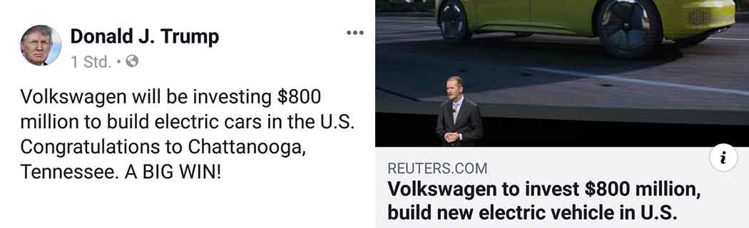VW investiert (aber nicht in den Standort Deutschland!)
