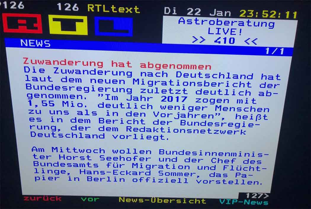 Zuwanderung hat abgenommen