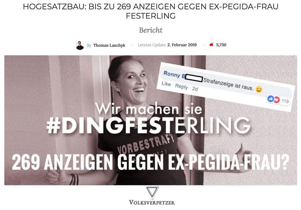 Der rote Volkssturm ist empört