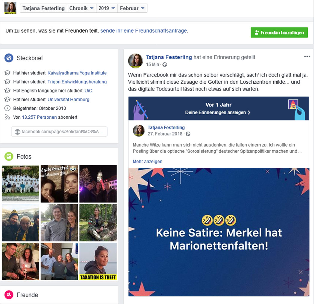 Farcebook schlägt vor