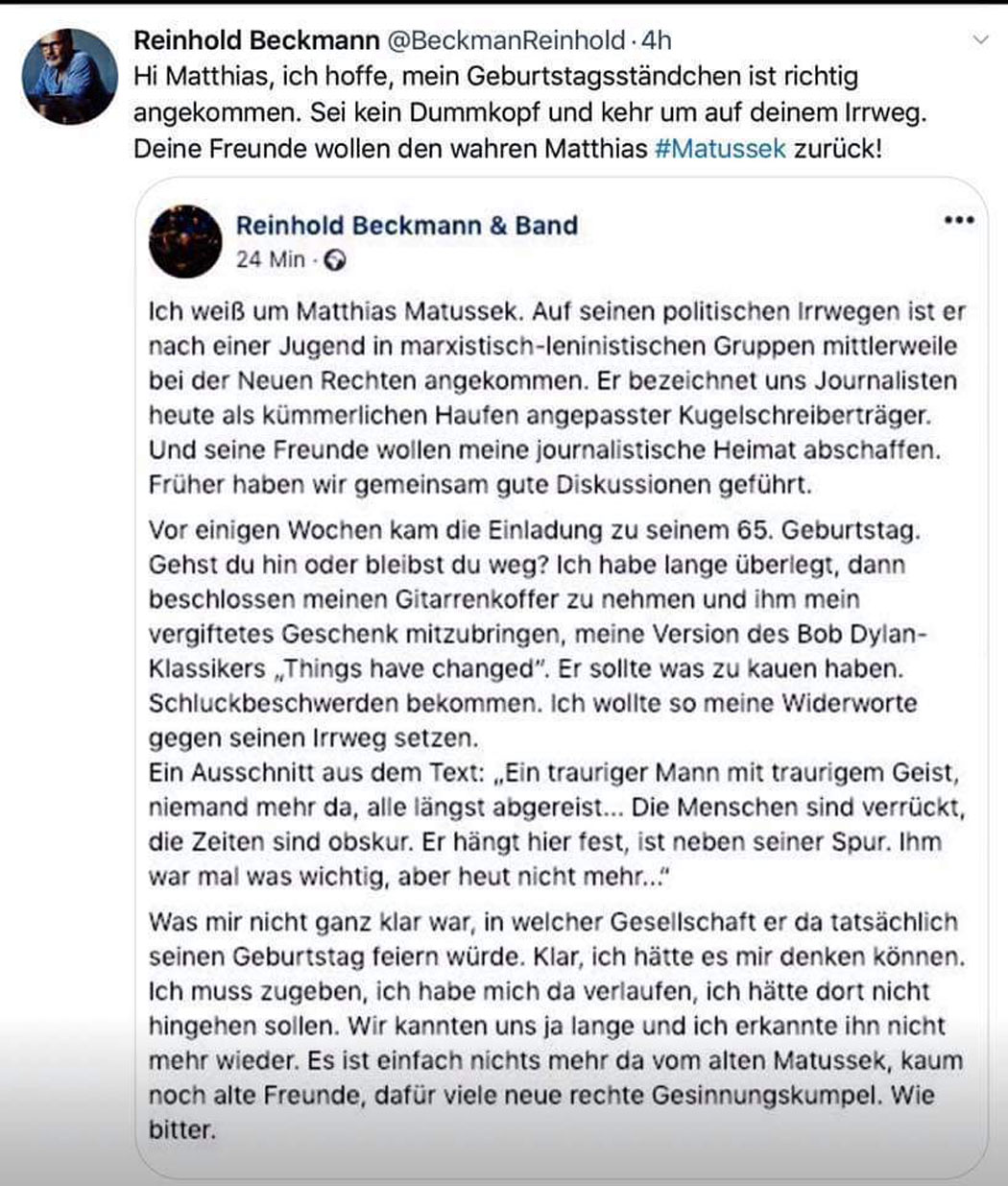 Die Speerspitze des deutschen Denunziantentums twittert