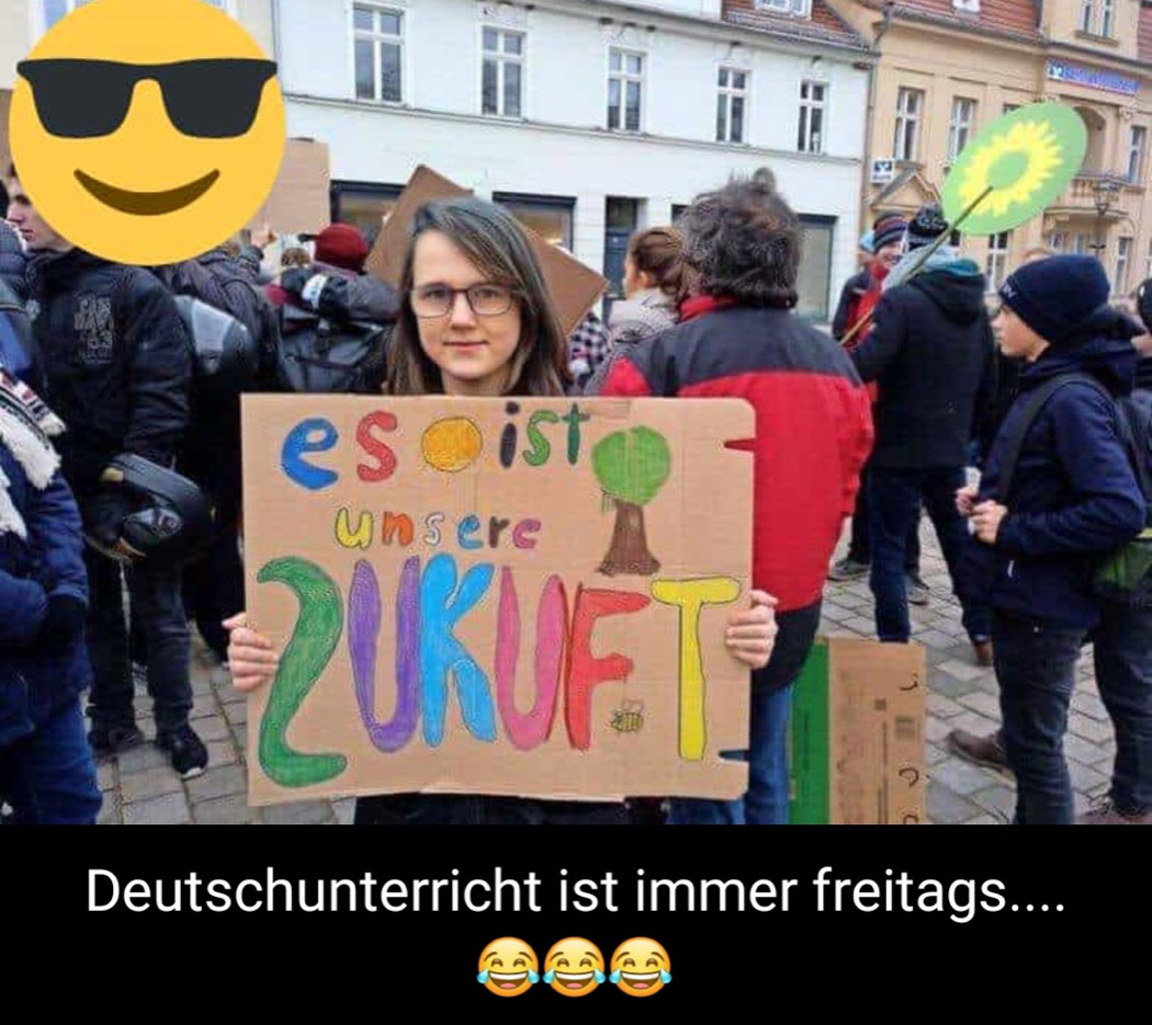 Deutschunterricht ist immer freitags