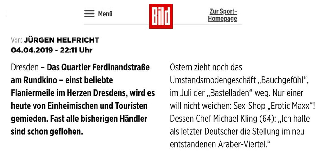 Kriminalität, Müll, Drogen - Angst in Dresdens Araber-Viertel