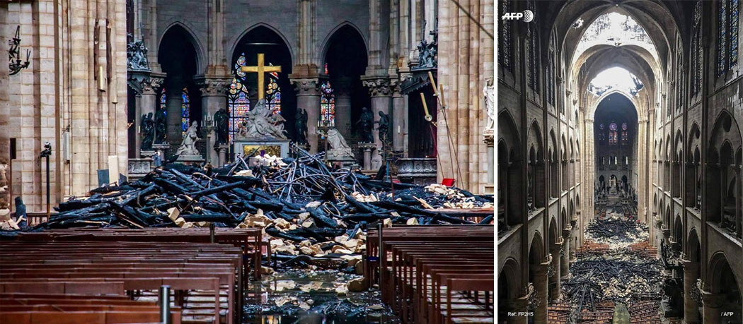 NôtreDame am 16. April 2019