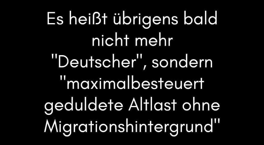 Deutscher im Hamsterrad = Maximalbesteuerte Altlast ohne Migrationshintergrund