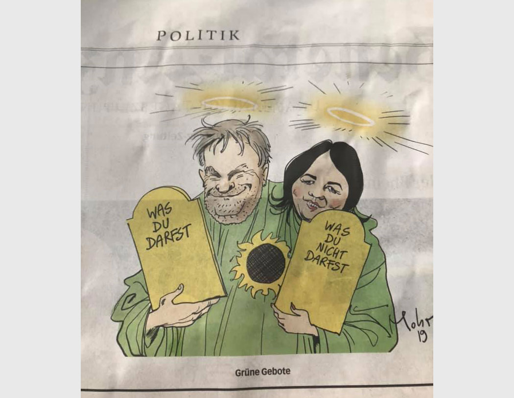 Grüne Hochleistungsgehirne haben neue Sozialismus-Ideen