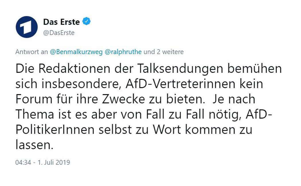 Aufgabe und Funktion des öffentlich-rechtlichen Rundfunks/der ARD
