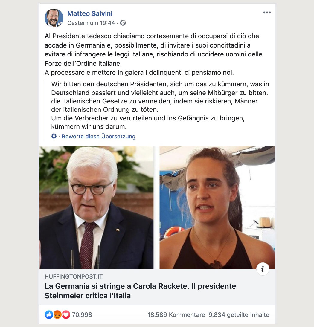 Forca Matteo Salvini