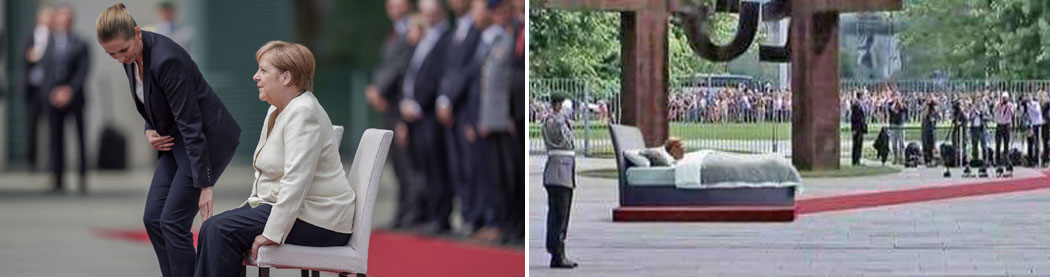Merkel heute und nächste Woche