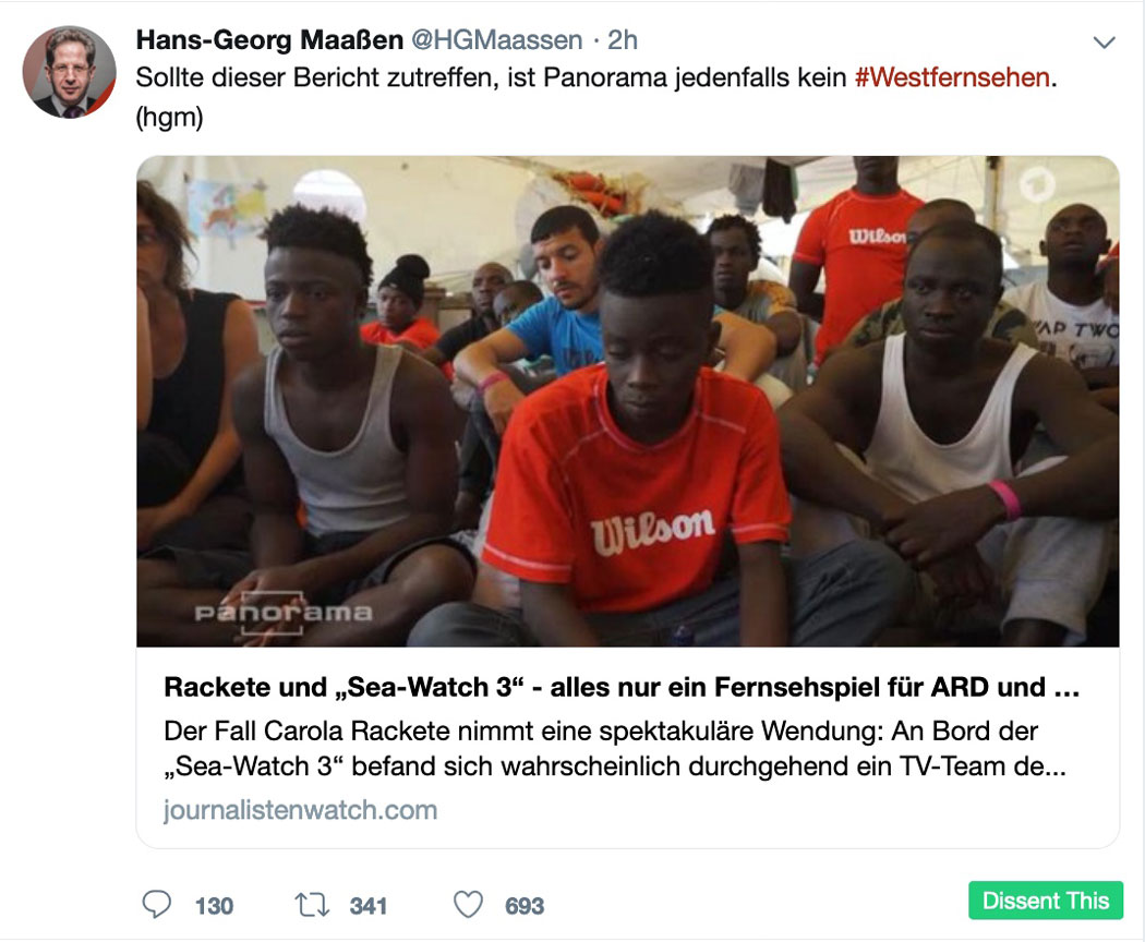 ARD als Werbeagentur für internationale Schlepperindustrie