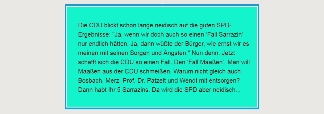 AKK will PAV gegen HGM