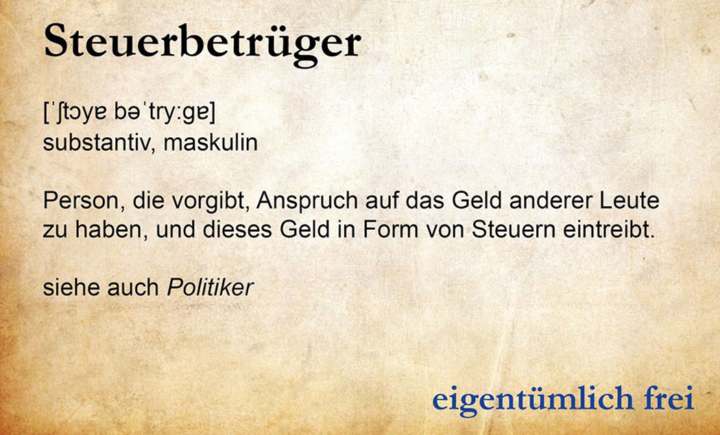 #Steuerbetrüger