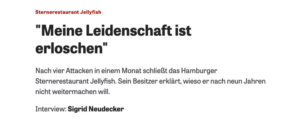Meine Leidenschaft ist erloschen