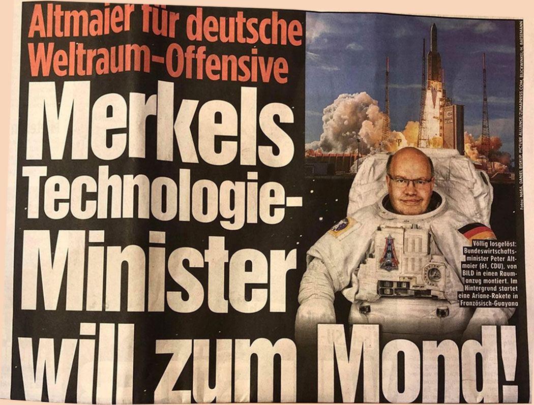 War gerade am Kiosk, um zu schauen ob der wirklich in den Anzug passt