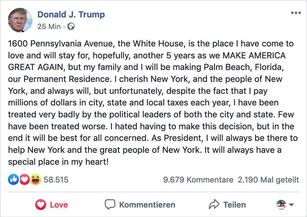 The one and only Donald zeigt wie's geht: