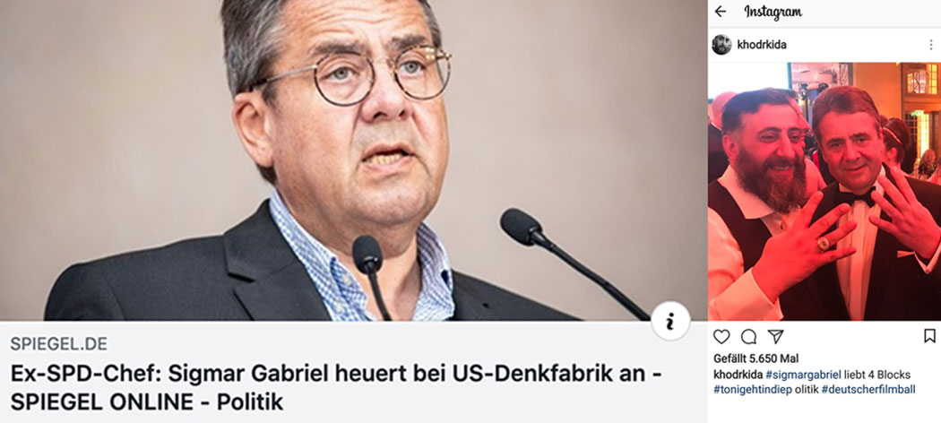 Sigmar Gabriel heuert bei US-Denkfabrik an