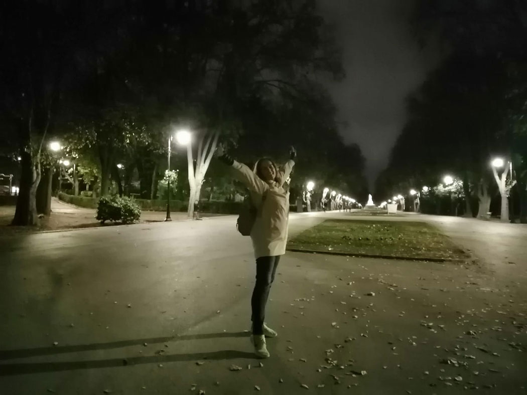 A walk in the park, a step in the dark, a walk in the park, a trip in the dark