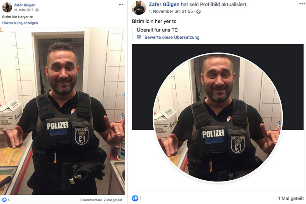 Graue Wölfe bei der Polizei?