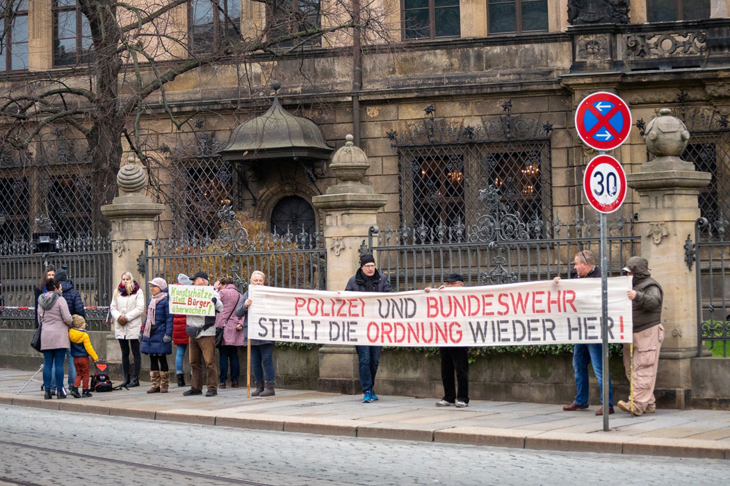 Bürger bekunden ihren Unmut