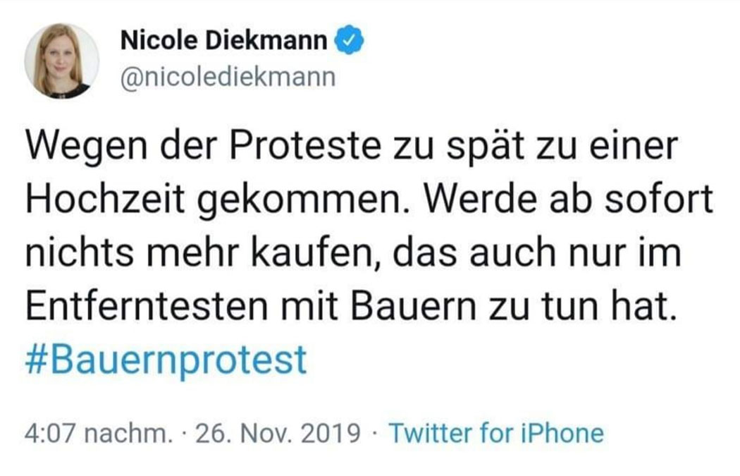 #Bauernproteste