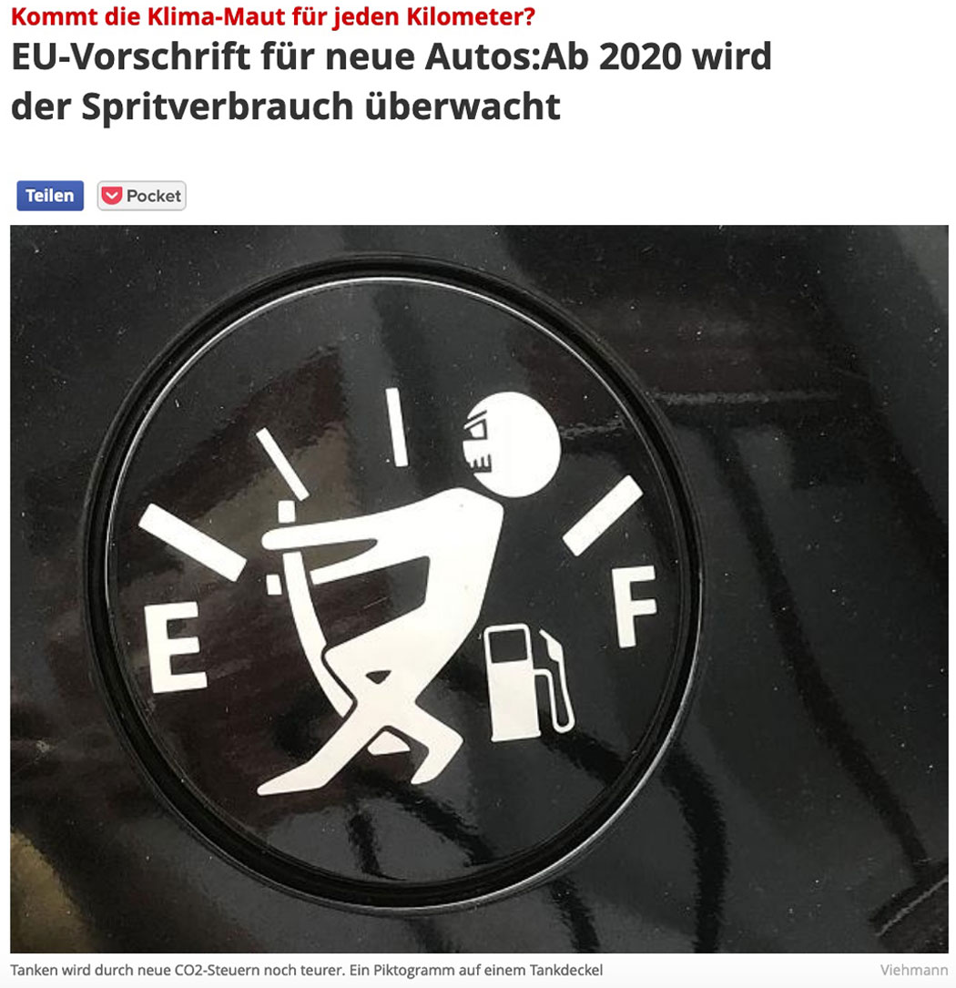 EU-Vorschrift für neue Autos: Ab 2020 wird der Spritverbrauch überwacht