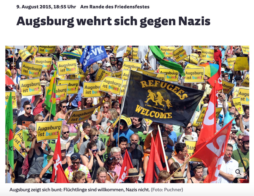 Augsburg wehrt sich gegen Nazis