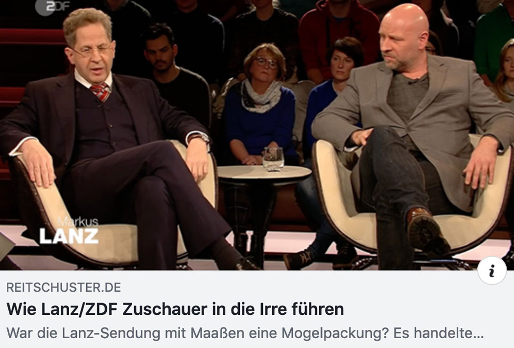 Wie Lanz/ZDF Zuschauer in die Irre führen